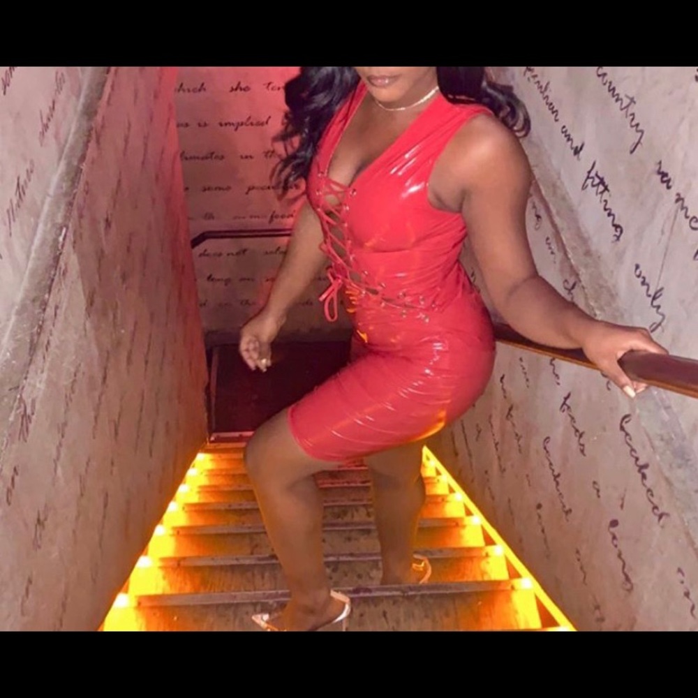 Red dress